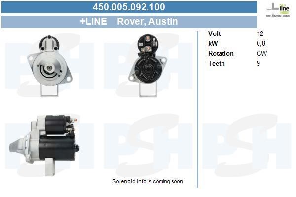 450005092100 BV PSH Starter