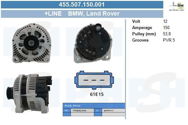 455507150001 BV PSH Alternator