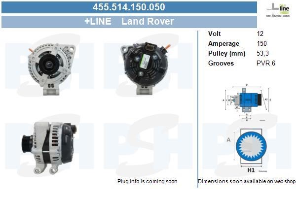 455514150050 BV PSH Alternator