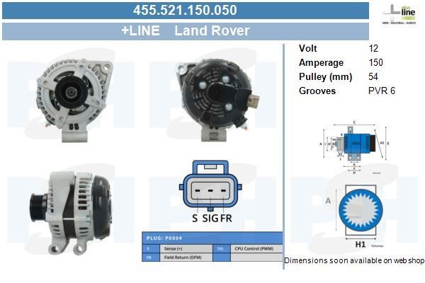 455521150050 BV PSH Alternator