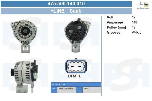 475506140010 BV PSH Alternator