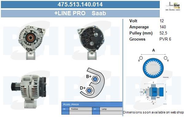 475513140014 BV PSH Alternator
