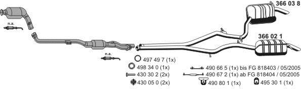 Ernst 040982 Exhaust system 040982