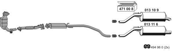 Ernst 051012 Exhaust system 051012