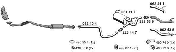 Ernst 051035 Exhaust system 051035