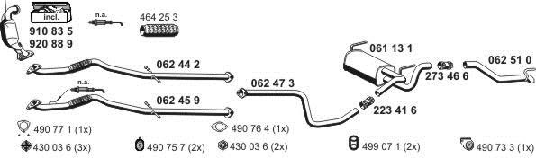 Ernst 051039 Exhaust system 051039