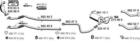 Ernst 051041 Exhaust system 051041