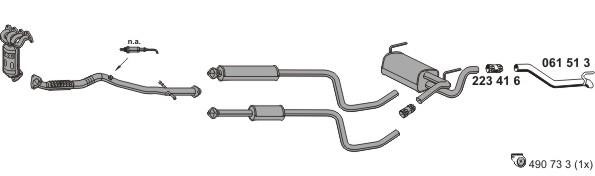 Ernst 051052 Exhaust system 051052