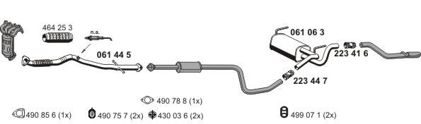 Ernst 051058 Exhaust system 051058