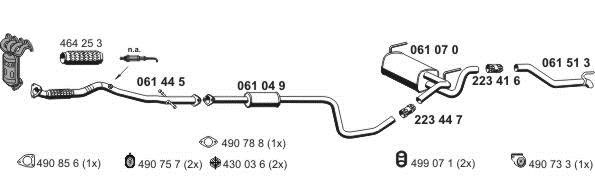 Ernst 051060 Exhaust system 051060