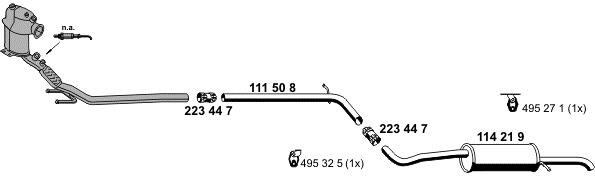 Ernst 060386 Muffler assy 060386