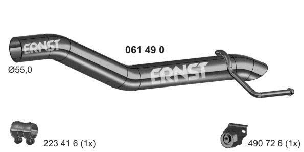 Ernst 061490 Exhaust pipe 061490