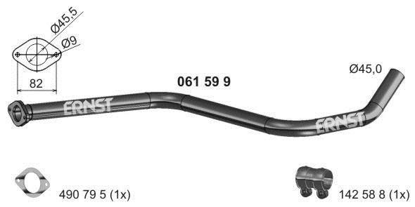 Ernst 061599 Exhaust pipe 061599