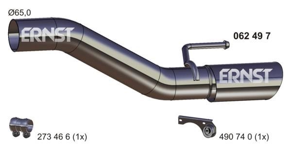 Ernst 062497 Exhaust pipe 062497