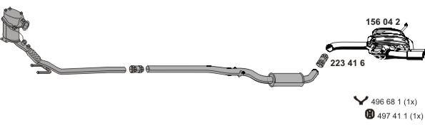 Ernst 071628 Exhaust system 071628