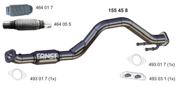 Ernst 155458 Exhaust pipe 155458