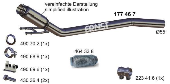 Ernst 177467 Exhaust pipe 177467