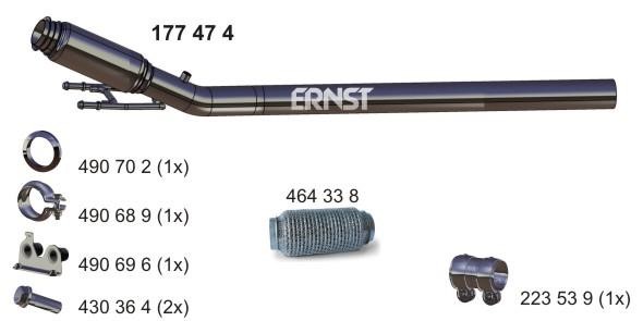 Ernst 177474 Exhaust pipe 177474
