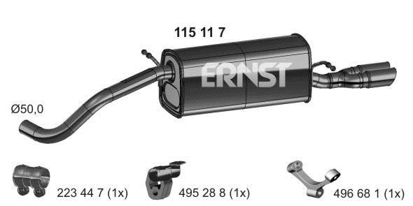 Ernst 115117 Shock absorber 115117