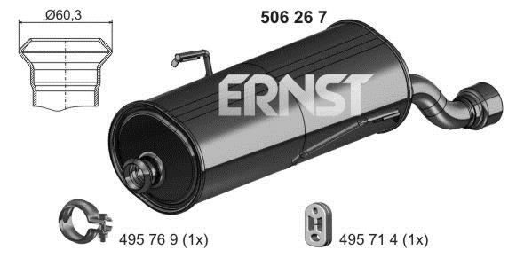 Ernst 506267 End Silencer 506267