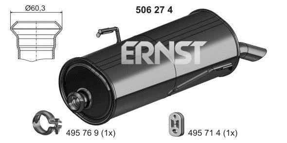Ernst 506274 End Silencer 506274