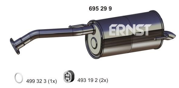 Ernst 695299 End Silencer 695299