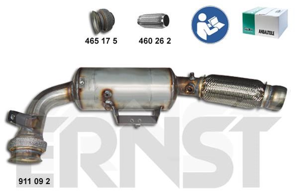 Ernst 911092 Soot/Particulate Filter, exhaust system 911092