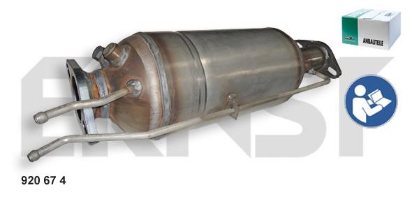 Ernst 920674 Soot/Particulate Filter, exhaust system 920674