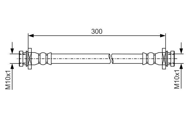 Bosch Brake Hose – price 39 PLN