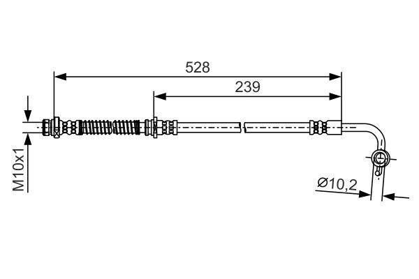 Bosch Brake Hose – price [object Object] PLN