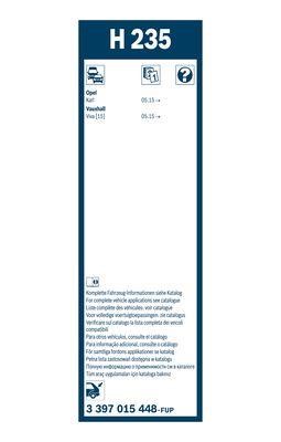 Bosch Wiper Blade – price 20 PLN