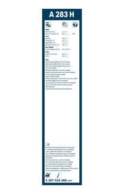 Wiper blade rear frameless 280 mm (11") Bosch 3 397 016 466