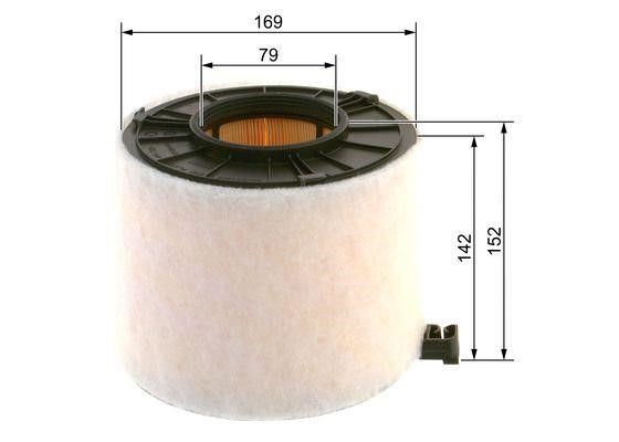 Air filter Bosch F 026 400 422