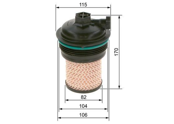 Bosch Fuel filter – price 149 PLN