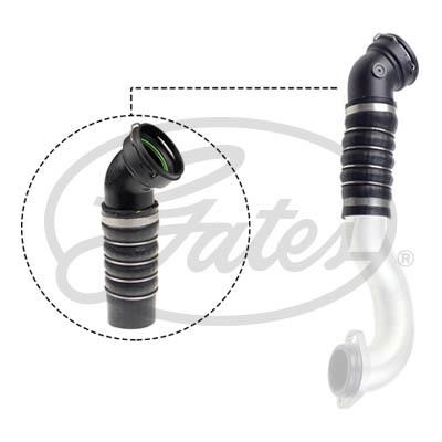 Gates 09-0197 Intercooler pipe 090197 090197 Gates Intercooler pipe