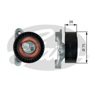 Gates T39345 V-ribbed belt tensioner (drive) roller T39345