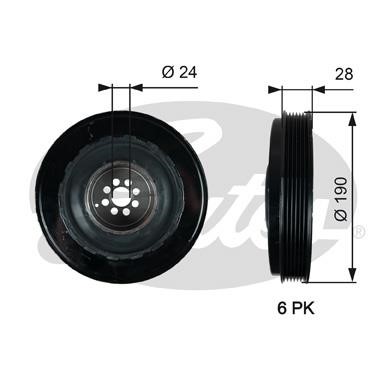 Gates Pulley crankshaft – price [object Object] PLN