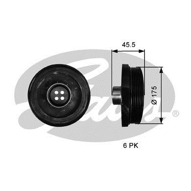 Gates Belt Pulley, crankshaft – price 832 PLN