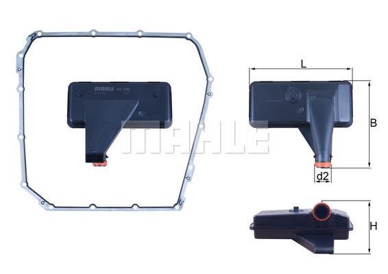 Buy Mahle/Knecht HX 185D at a low price in United Arab Emirates!