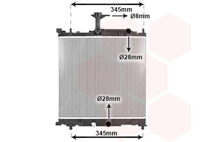 Van Wezel 52012706 Radiator, engine cooling 52012706