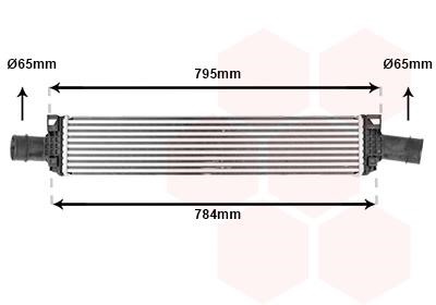 Van Wezel 03014709 Intercooler, charger 03014709