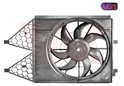 Radiator cooling fan Skoda Fabia: 5829746 Van Wezel Hub, engine cooling fan wheel