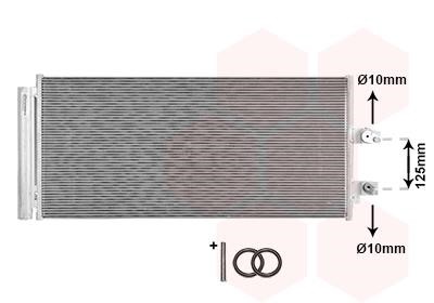 Aircon condenser Volvo Xc40: 59015700 Van Wezel AC Condenser