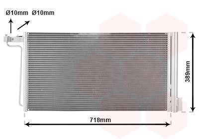 18015715 Van Wezel AC Condenser