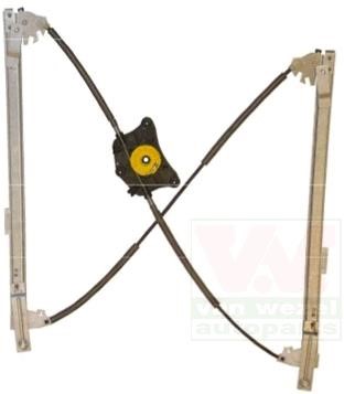Window winder mechanism Audi Q7: 0381264 Van Wezel Window Regulator