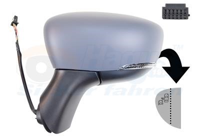 Van Wezel 4420827 Rearview mirror external left 4420827 4420827 Van Wezel Rearview mirror external left