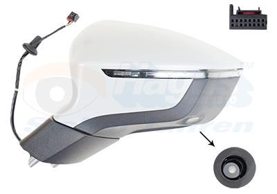 4907825 Van Wezel Rearview mirror external left