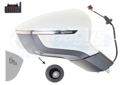 Side view mirror Seat Ateca: 4907828 Van Wezel Rearview mirror external right