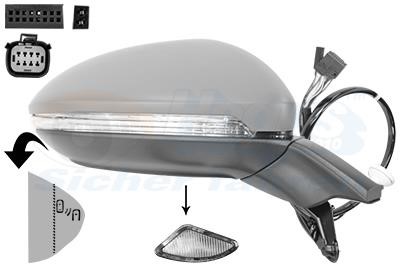 5775828 Van Wezel Outside Mirror