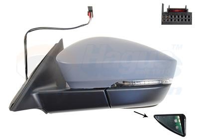 7643817 Van Wezel Rearview mirror external left